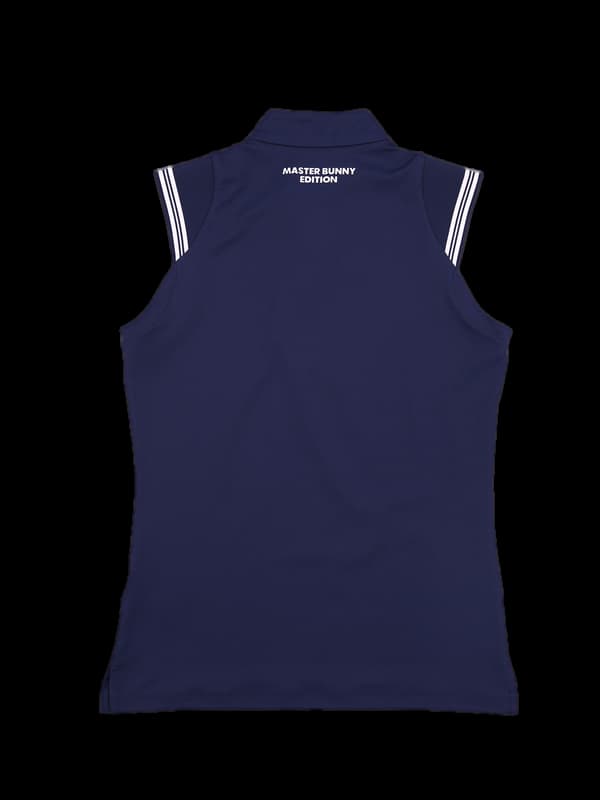 로고 하프집업 민소매