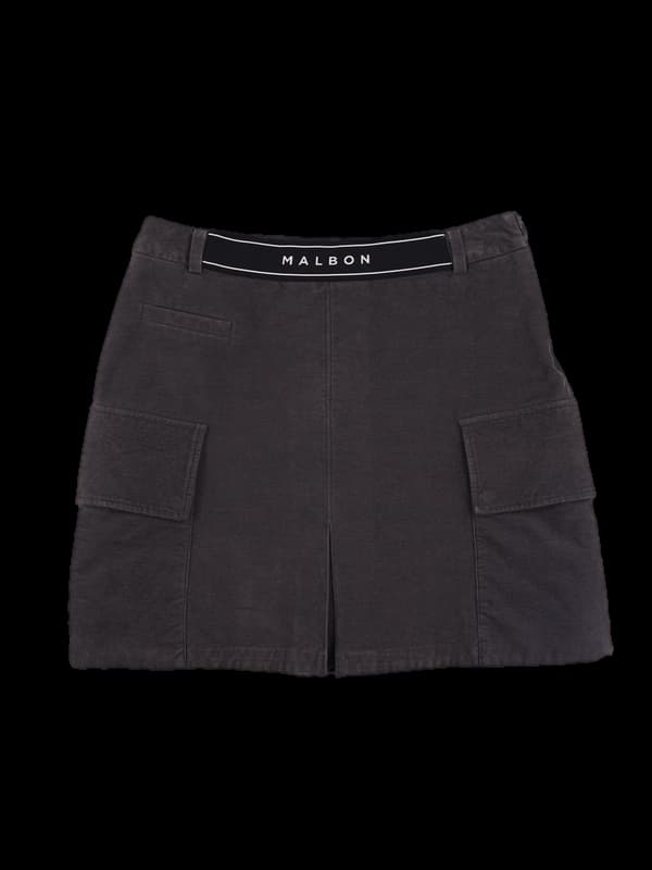 로고 밴딩 포켓스커트