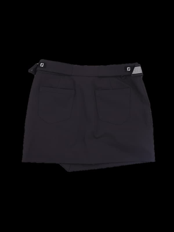 로고 언발 스커트