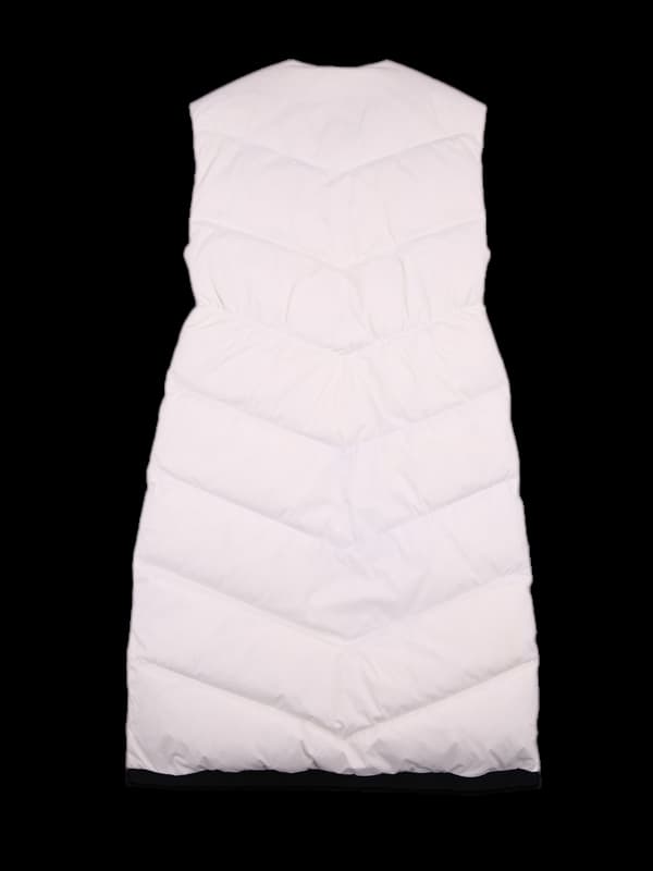 로고 롱 패딩베스트