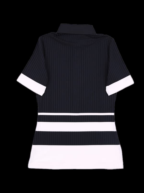 로고 배색 카라 반팔