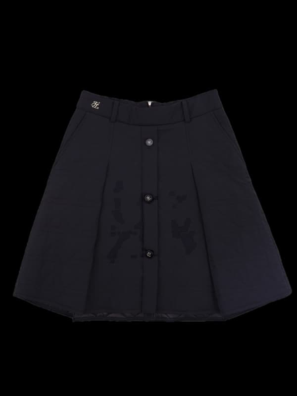 버튼 패딩 스커트