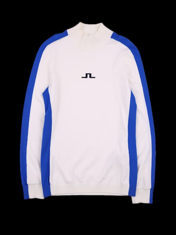 로고 하이넥 긴팔니트