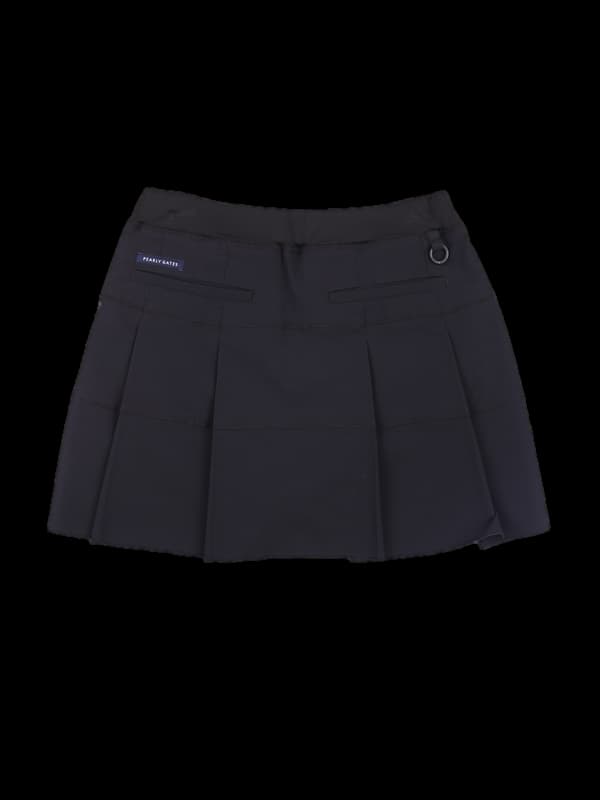 로고 언발 스커트