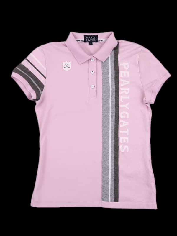 빅로고 배색 카라 반팔