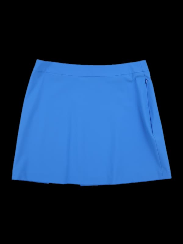 사이드 로고 랩 스커트