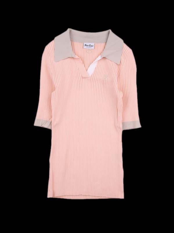 로고 카라 골지반팔