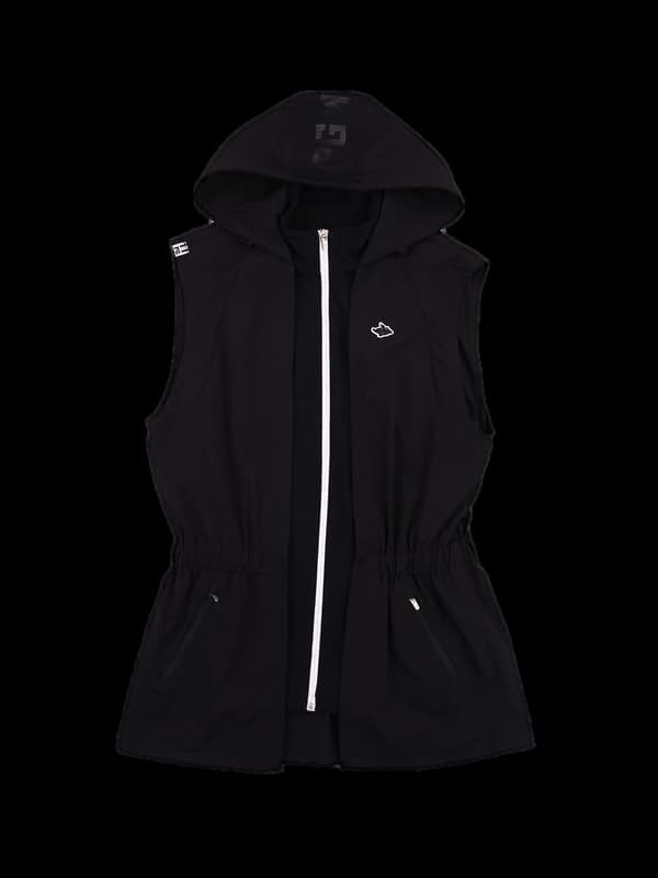 민소매 롱 자켓