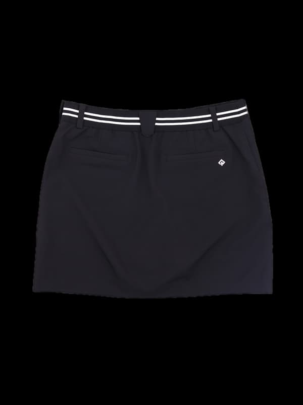 로고 언발 트임스커트 