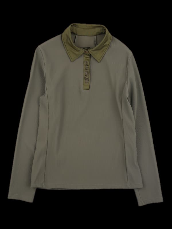 로고 카라 긴팔