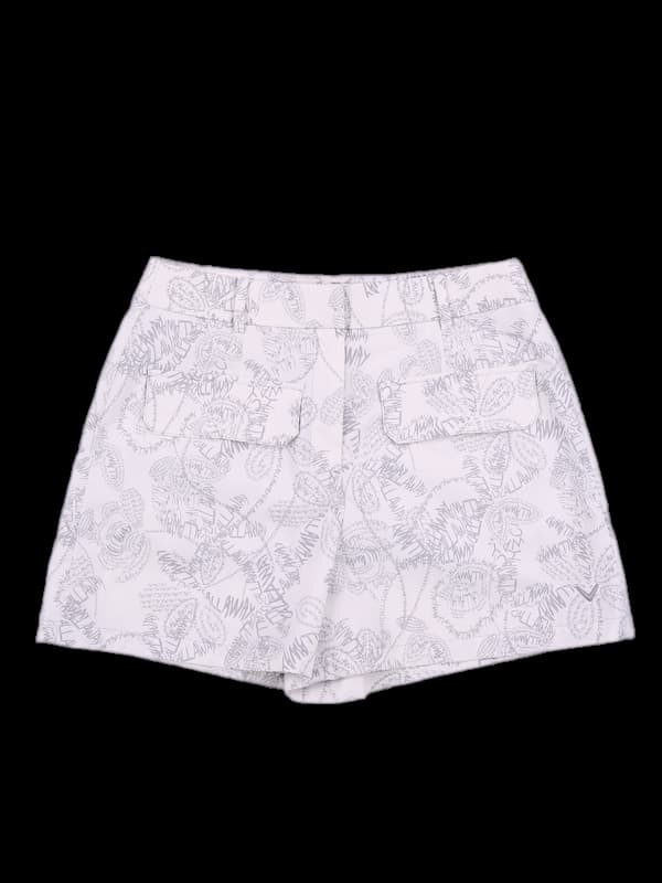 패턴 로고 반바지 