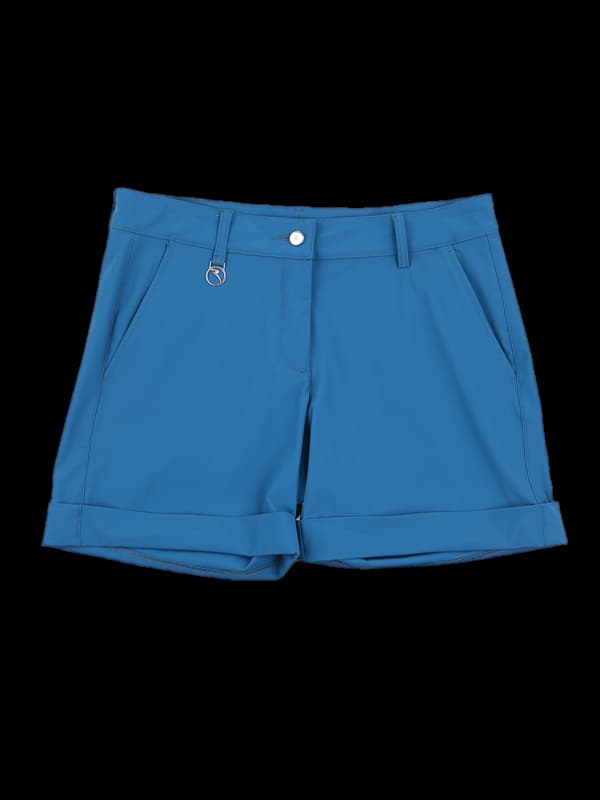 로고 롤업 반바지 