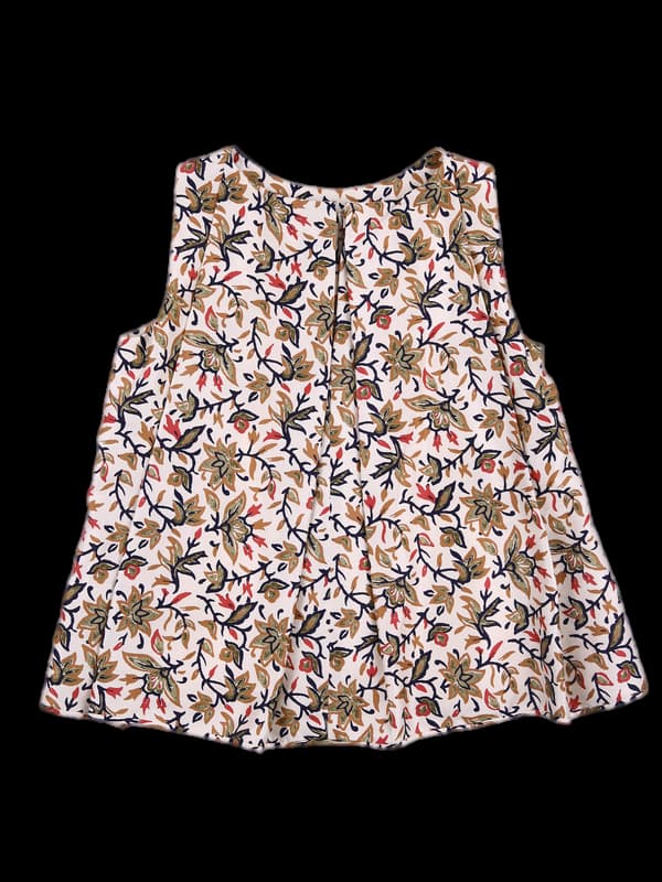 플라워 패턴 나시