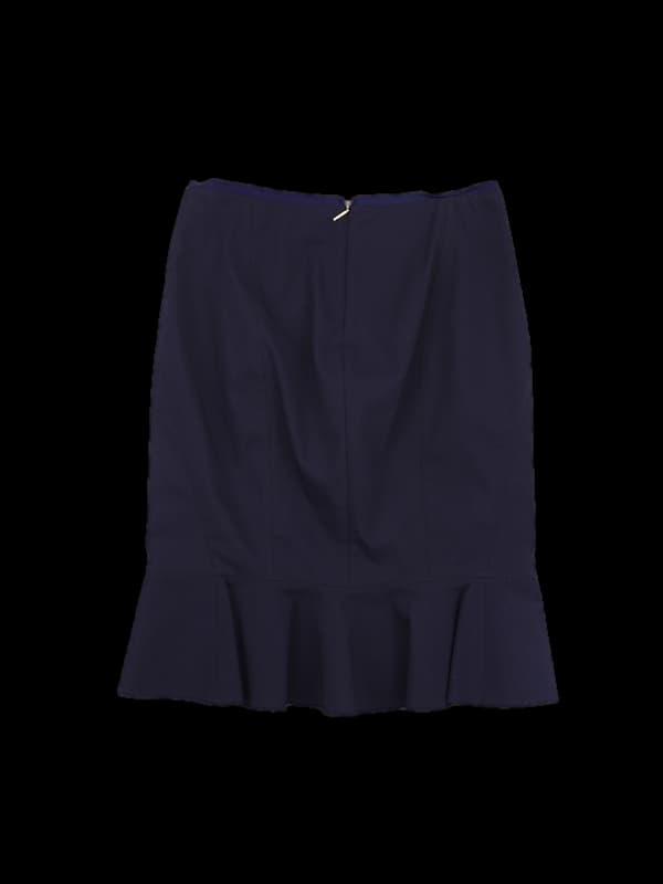 플레어 미디 스커트