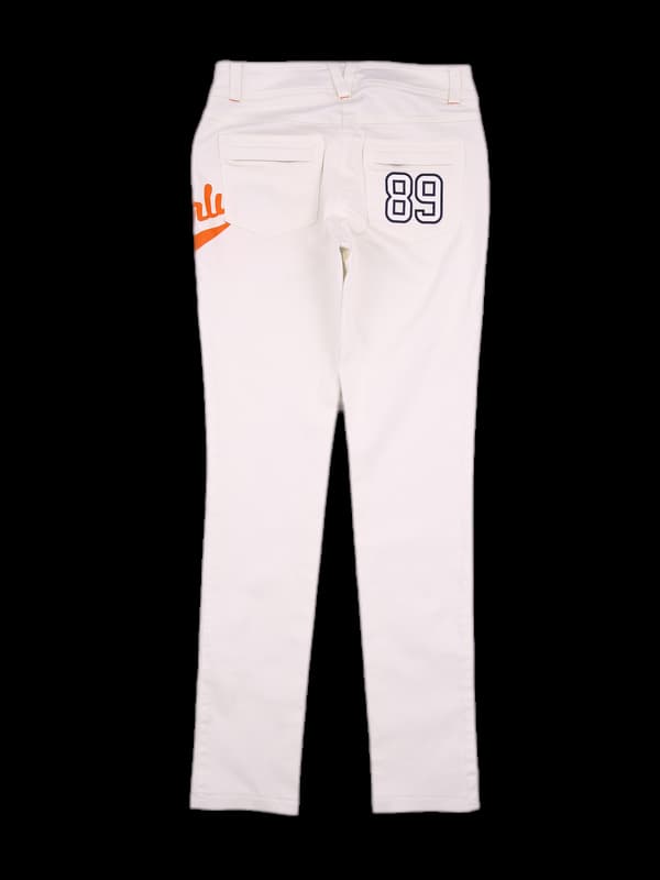 코튼 로고 팬츠