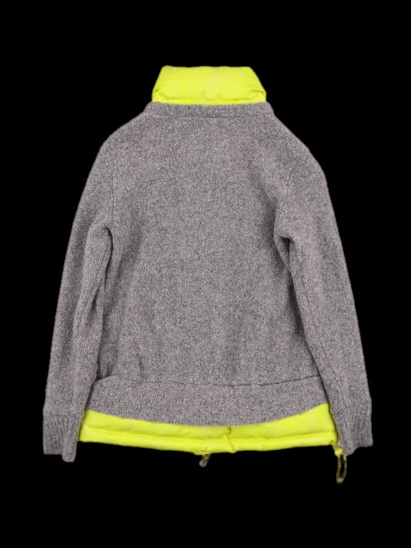 로고 다운 집업 