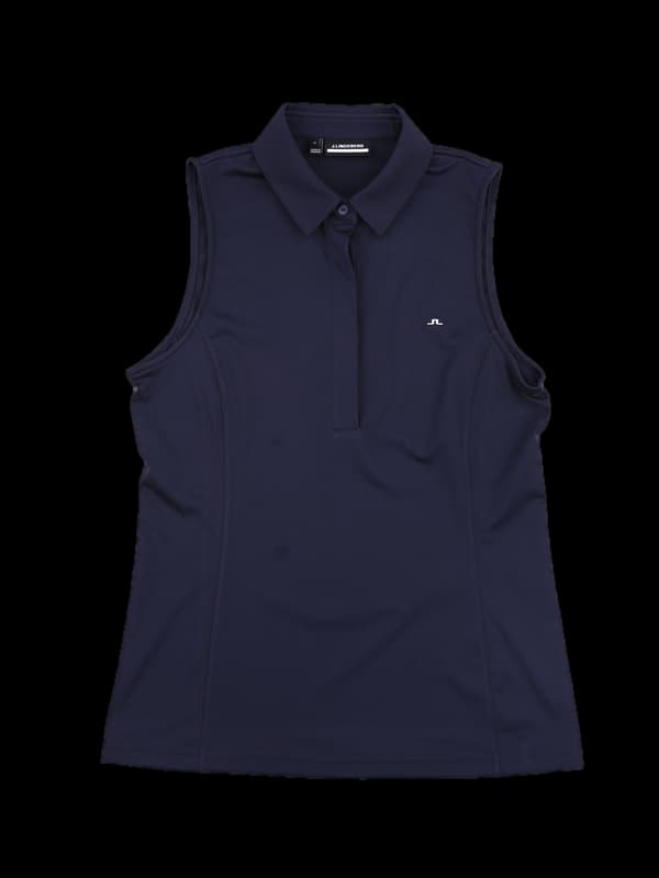 로고 카라 민소매 