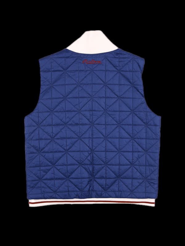 로고 패딩 베스트 