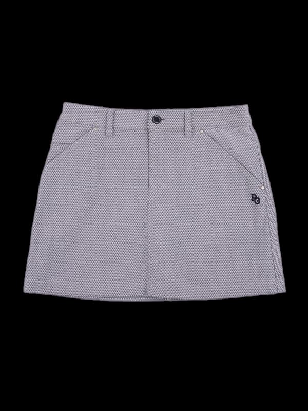 로고 패턴 기모스커트