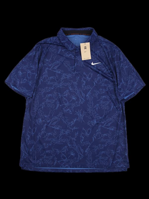 [남성] 로고 패턴 카라 반팔