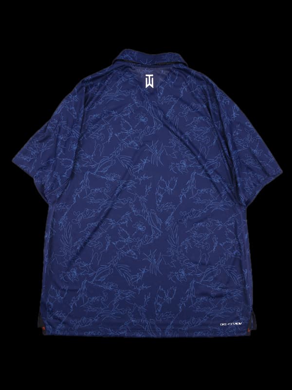 [남성] 로고 패턴 카라 반팔