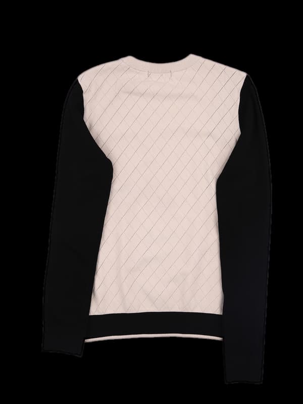 로고 아가일 긴팔니트