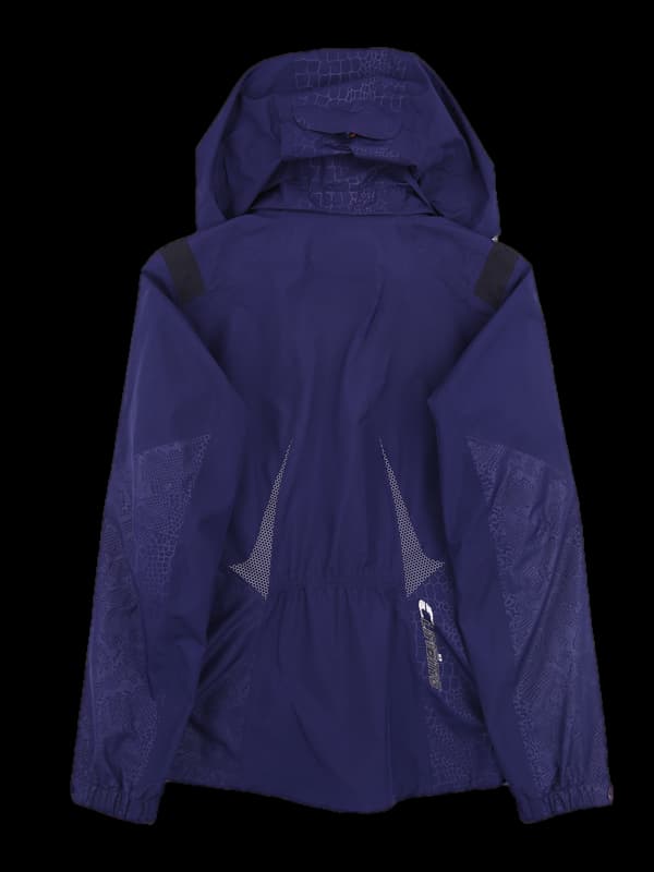 로고 후드 바람막이 