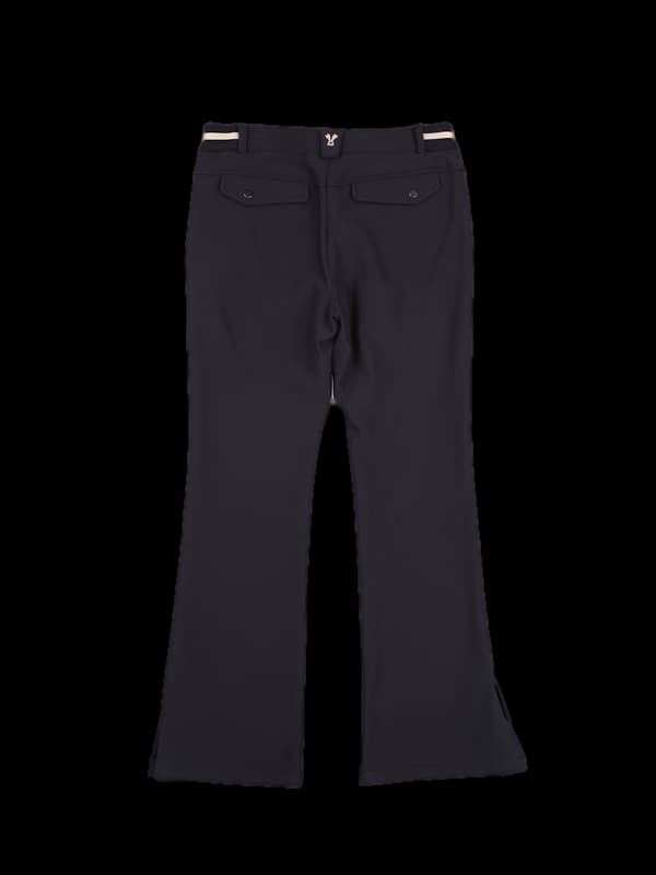 로고 트임 기모 팬츠