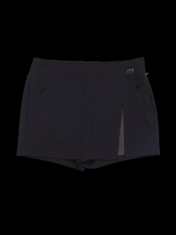 로고 언발 스커트 팬츠