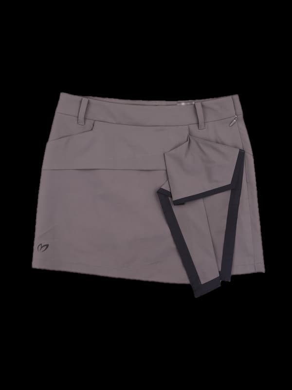 로고 나일론 스커트