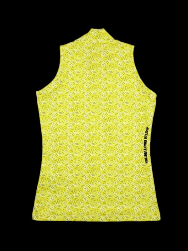 로고 패턴 민소매 