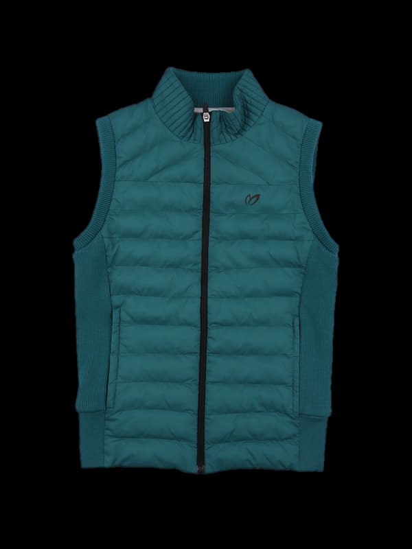 로고 다운 패딩베스트