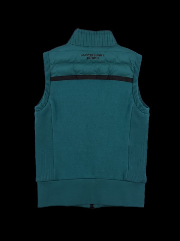 로고 다운 패딩베스트