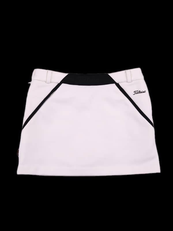 로고 기모 스커트 