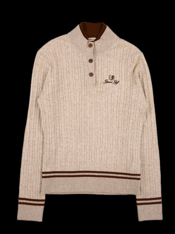 꽈배기 긴팔니트 