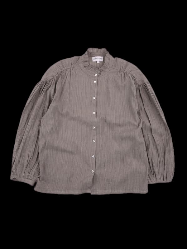 코튼 레이스 블라우스 