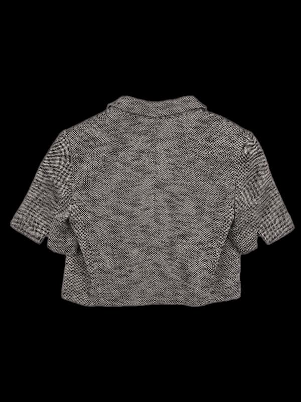 [새상품] 트위드 단추 반팔자켓 