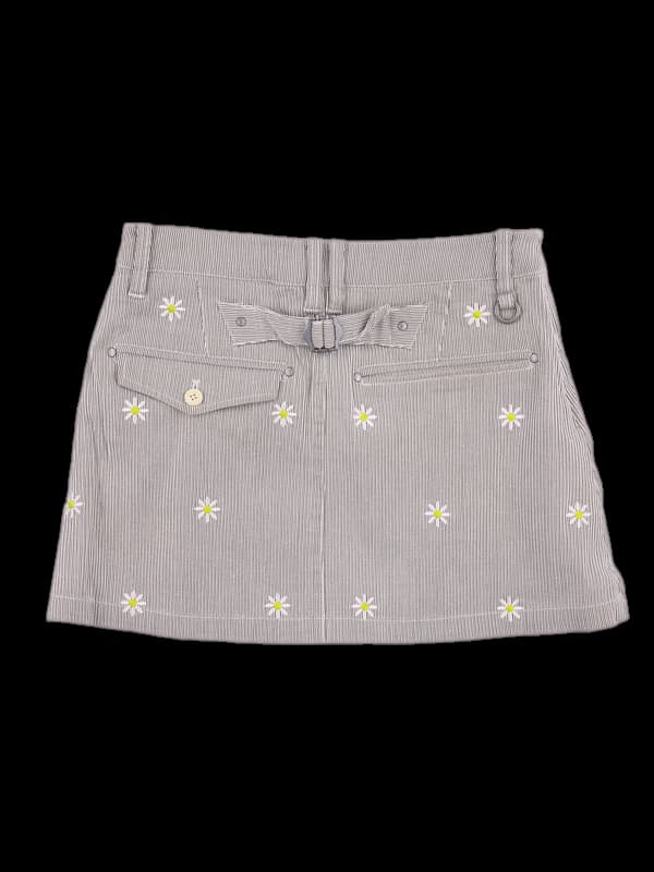 플로어 패턴 스커트 