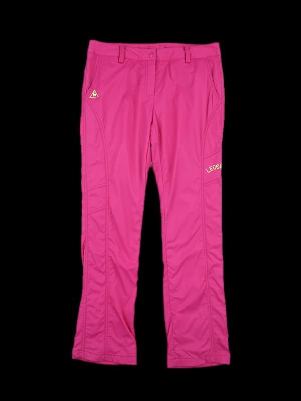 로고 나일론 기모팬츠