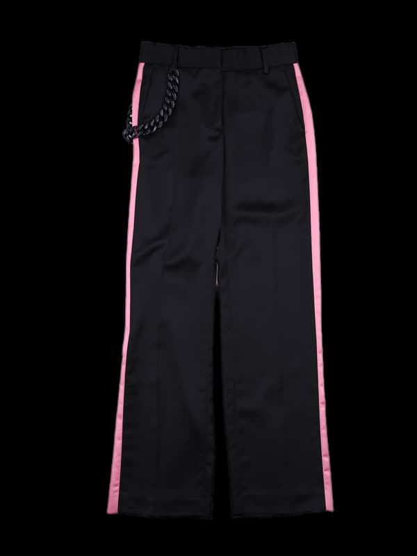  포인트 와이드 팬츠 