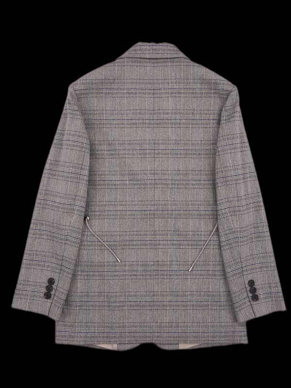 레이온 체크자켓 