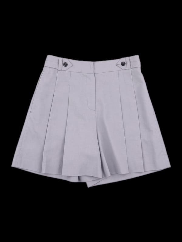 린넨 주름 반바지 