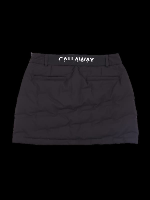 로고 패딩 스커트