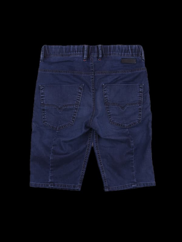 밴딩 데님 반바지