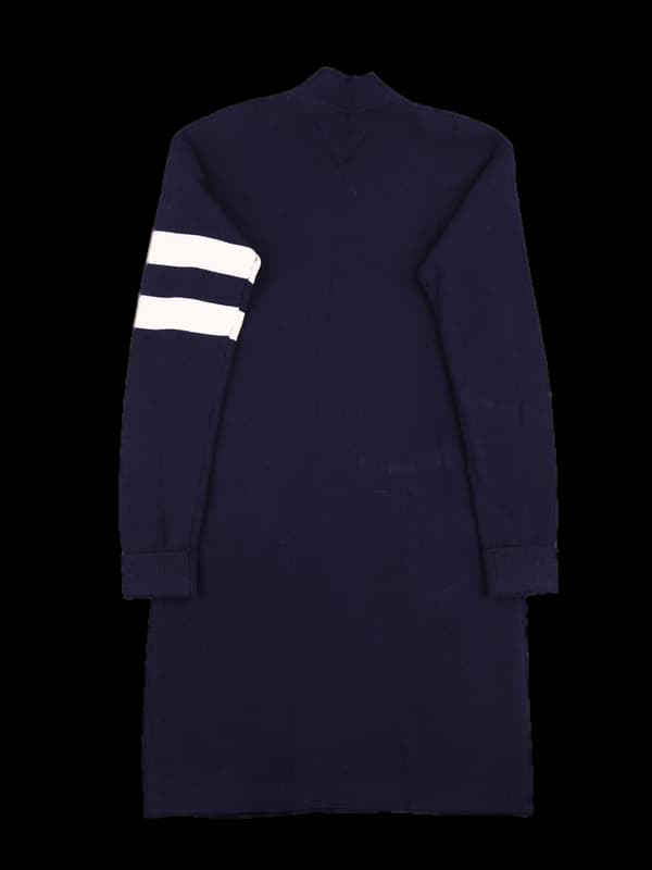 로고 롱 가디건