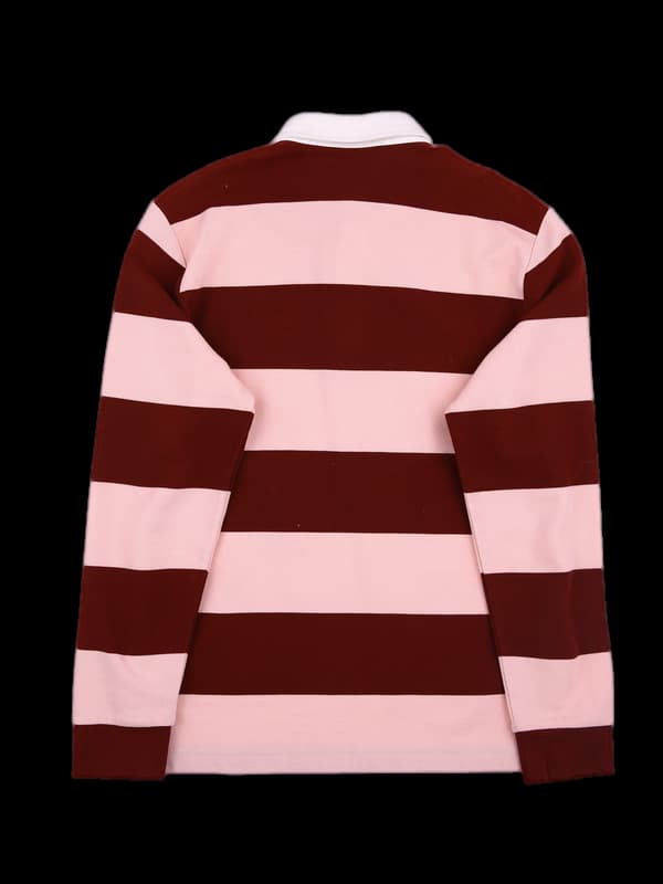 [남성] 스트라이프 긴팔카라티