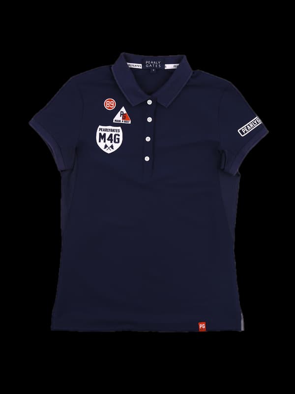 자수로고  카라 반팔