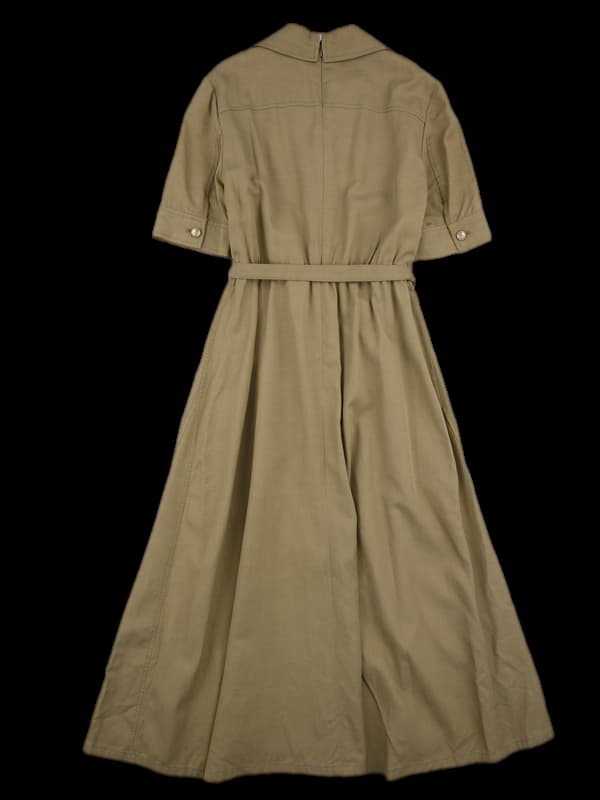 벨티드 셔츠 원피스