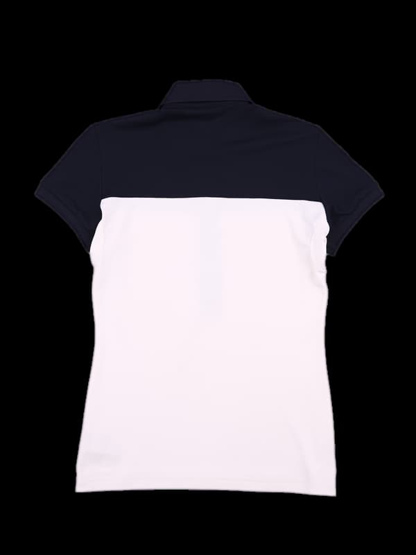 배색 반팔카라티