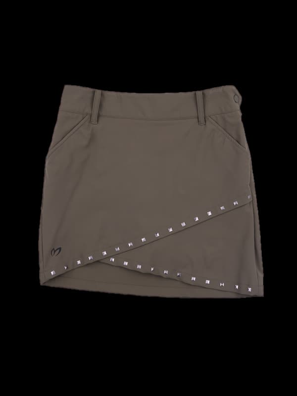언밸런스 스터드 스커트